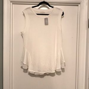 Peplum tank top